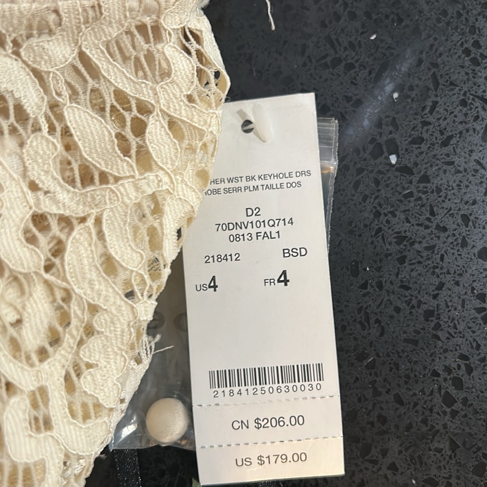 Feather and Lace Dress - Picture 14 of 14